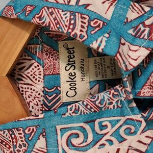 Hawaiian Shirt, Cooke Street Honolulu, 100% Cotton, S